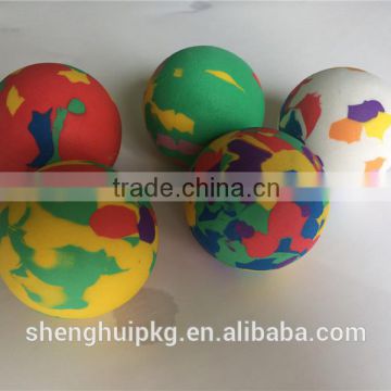 Multi-color soft eva ball high bouncy eva foam ball small eva foam ball for child playground