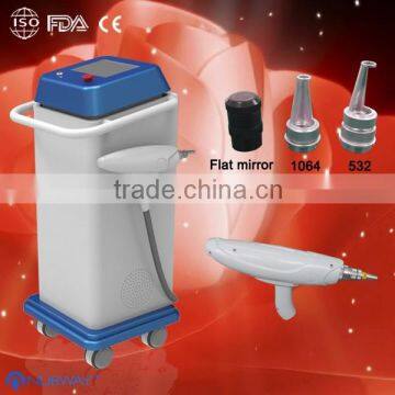 2015 1064nm 532nm nd yag laser pulsed dye laser for tattoo removal vascular and skin rejuvenation