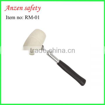 china supplier hand tools 8oz decorative rubber hammer