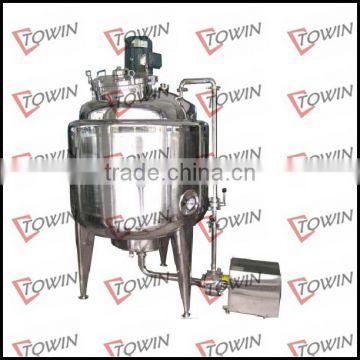 1000L Stainless Steel heating jacket tanks with pump