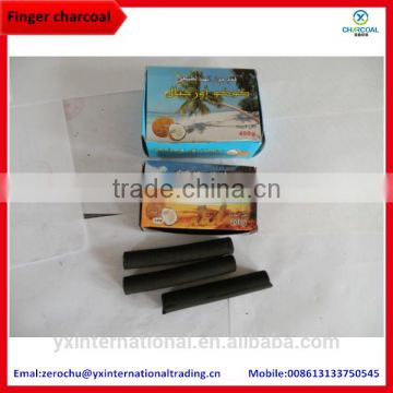 12-14cm finger 1.5hour burning hokkah charcoal