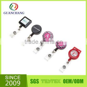 Retractable ID badge reel/ yoyo badge reel in Dongguan