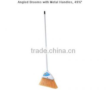 Angled Brooms with Metal Handles