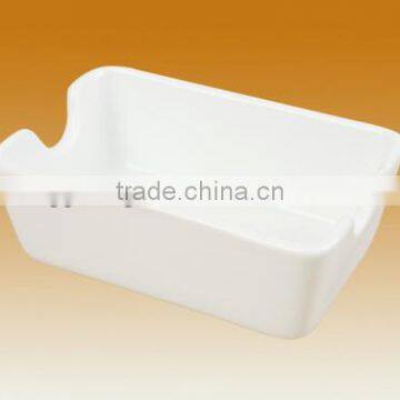 China factory wholesale custom strengthened ceramic porcelain cheap cigarette ashtray