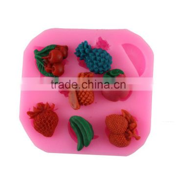 3D liquid silicone rubber mold cake mold DIY baking Fondant Cake fruit shape tool taobao 1688 agent