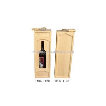 Wholesale Single Bottle Wooden Wine Gift Box MH-WB-15020