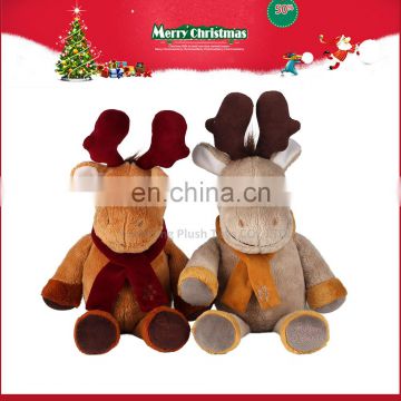 christmas gifts plush stuffed deer toy for kids