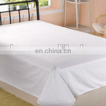 100% cotton white satin 60x40 300T bed sheet material