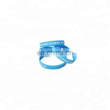 latex free silicone name rubber band bracelet