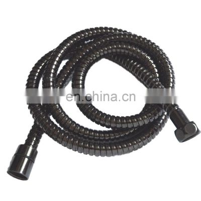 Black rotational nut flexible plating SS304  high temperature shower hose