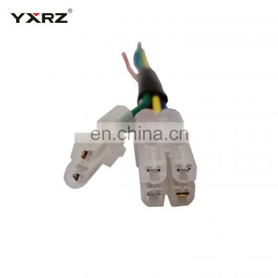 Universal waterproof dual-in-line plug 2 and 4 way motorcycle wiring harness connector