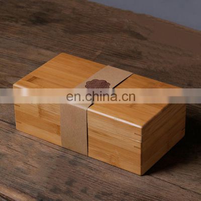 promotion custom engrave logo packaging boxes bamboo wooden gift box