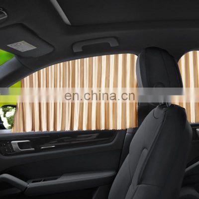 Supplier Car Sunshade Curtains Window Magnetic Rail Curtains Magnetic Sunscreen Protector Front and Back Row Shading
