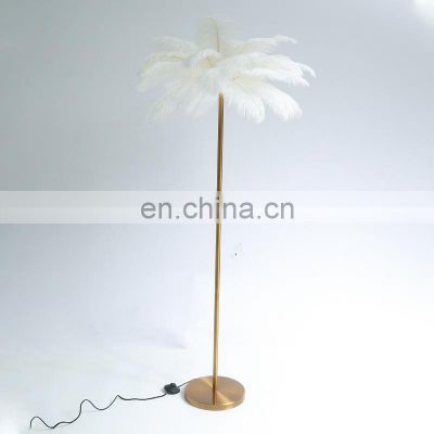 Feather Floor Lamp LED Table Light Postmodern Atmosphere Lamps For Living Room Bedroom Bedside Lights