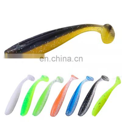 Byloo China soft fishing lures bait not large 8cm 3.4g  blade  spinner fishing lures trade bait