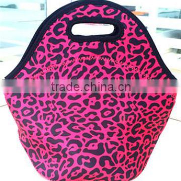insualted lady lunch tote bag, 3.5mm neoprene material, custom printing free samples