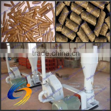 combined wood pellet machine / hammer mill pellet making machine good quality