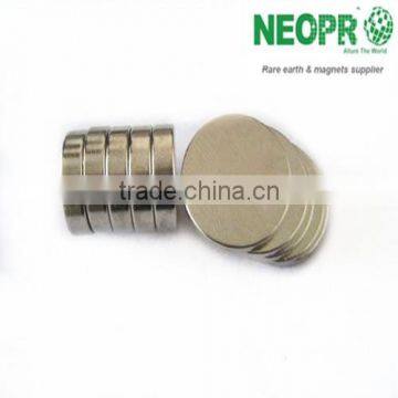 N35 disc Neodymium Magnet with nickel plating