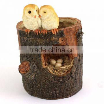 Top Collection Miniature Fairy Garden and Terrarium Owl Lovers Functional Flower Pot for Succulents