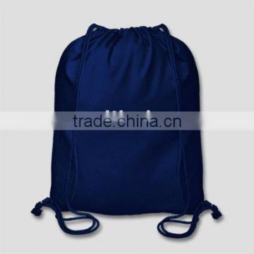 Cotton Drawstring Bags in blue color