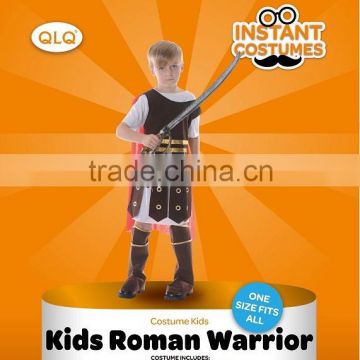 Cheap party Carnival Roman child gladiator costume for boys