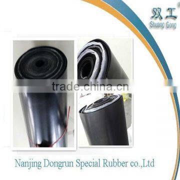 65 ShoreA black EPDM rubber sheet