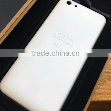 matte white housing details engraved for iPhone 6