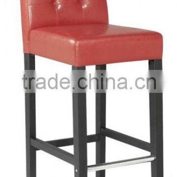 PU wood frame ottoman chair - low price (DO-6063)