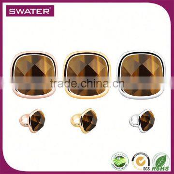 Jewelry Set 2016 Women Brown Tiger Eye Stone Charm