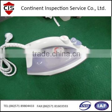 Electric iron,steam iron,full inspeciton,online inspection,inspection company agency in China,preshipment inspection,loading