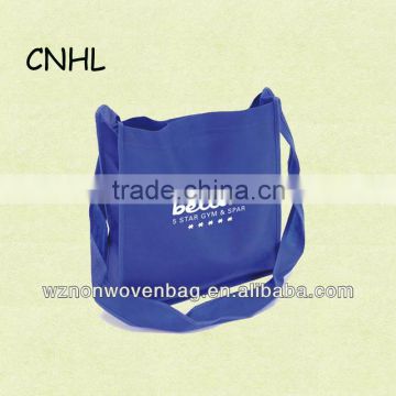 customized 80g non woven promotion shoulder bag for school