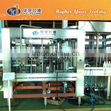 Sparkling water rinsing filling capping machine