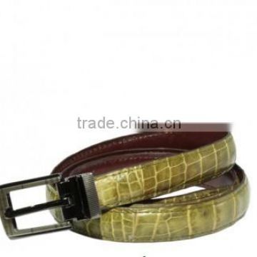 Crocodile leather belt for women SWCRB-001