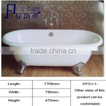 double ended cast iron bathtub