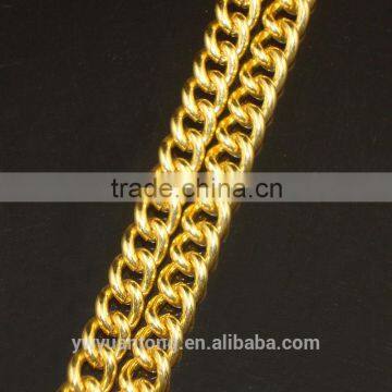 gold color chain for clothing decoration