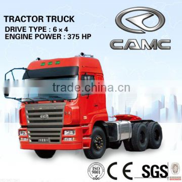 CAMC 6x4 Tractor (Engine Power: 375HP, Traction Weight: 100T) of truck tractor for sale