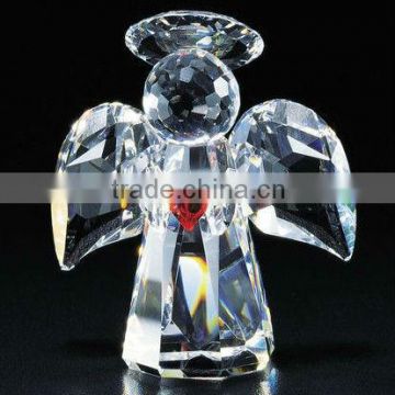 Handcrafted Crystal Votive Angle Figurines For The Christians Favors