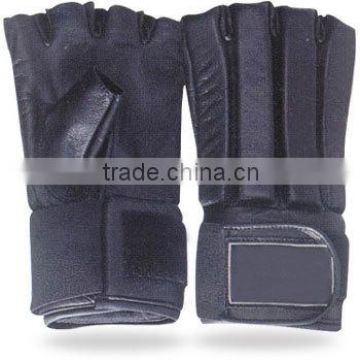 Half Finger Grappling Gloves Made of Genuine Leather