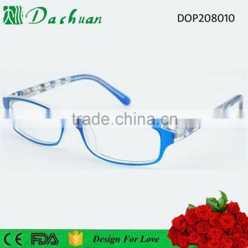 2016 Germany design CP injection fake acetate kids&teenager latest optical frames with computer pattern