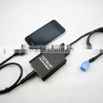 Car CDC Switch for IPHONE , IPOD,support AUX IN for Fiat mini ISO 8 pin