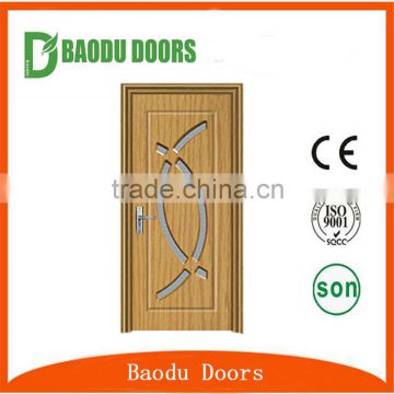 Romania wood carving door design pvc mdf wood door interior door