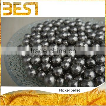 Best12Z China Manufacturer 99.99%/99.995% 3mm/6mm Ni/nickel Pellets/granules