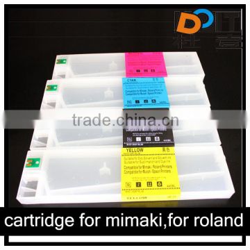 8/6/4 colors compatible for roland wide format cartridge 440ml