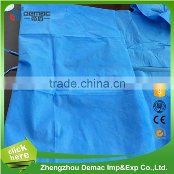 Disposable blue yellow green hospital gown surgical gown dental gowns
