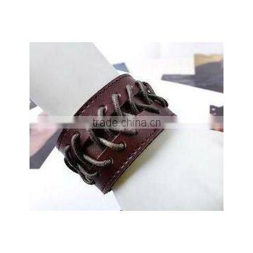 Fashion European Punk Braided Leather Bracelet for men