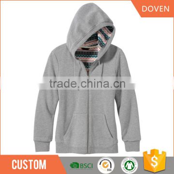 Custom good quality pullover and zipper-up hoodies