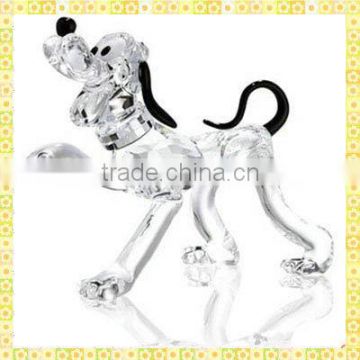 Exquisite Cutting Crystal Dog Figurines For Valentine's Day Gifts