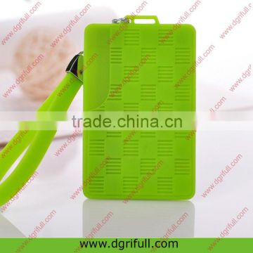 Candy color silicone bulk luggage tags