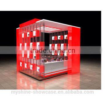 shopping mall wooden material jewelry showcase for sale