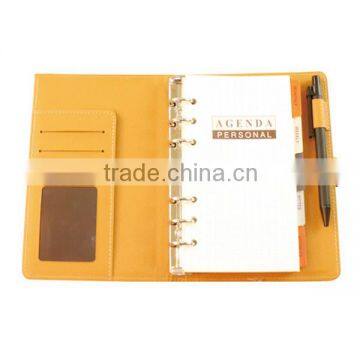 2015 customized leather diary organizer planner